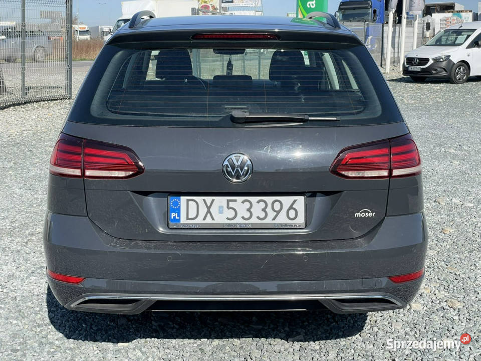 Volkswagen Golf 16 TDi DSG Comfortline 2019r 55 relingi dachowe dolnośląskie Wojkowice