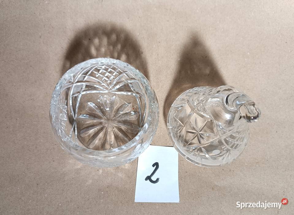 Cukiernica kryształowa w kształcie gruszki opolskie Opole sprzedam