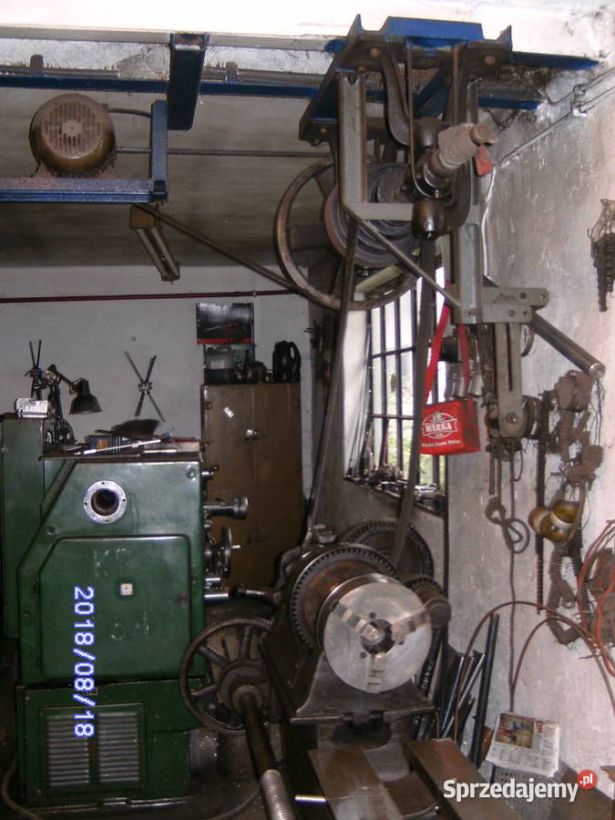Tokarka zabytkowa duża długa SPRAWNA i ZADBANA Działoszyce