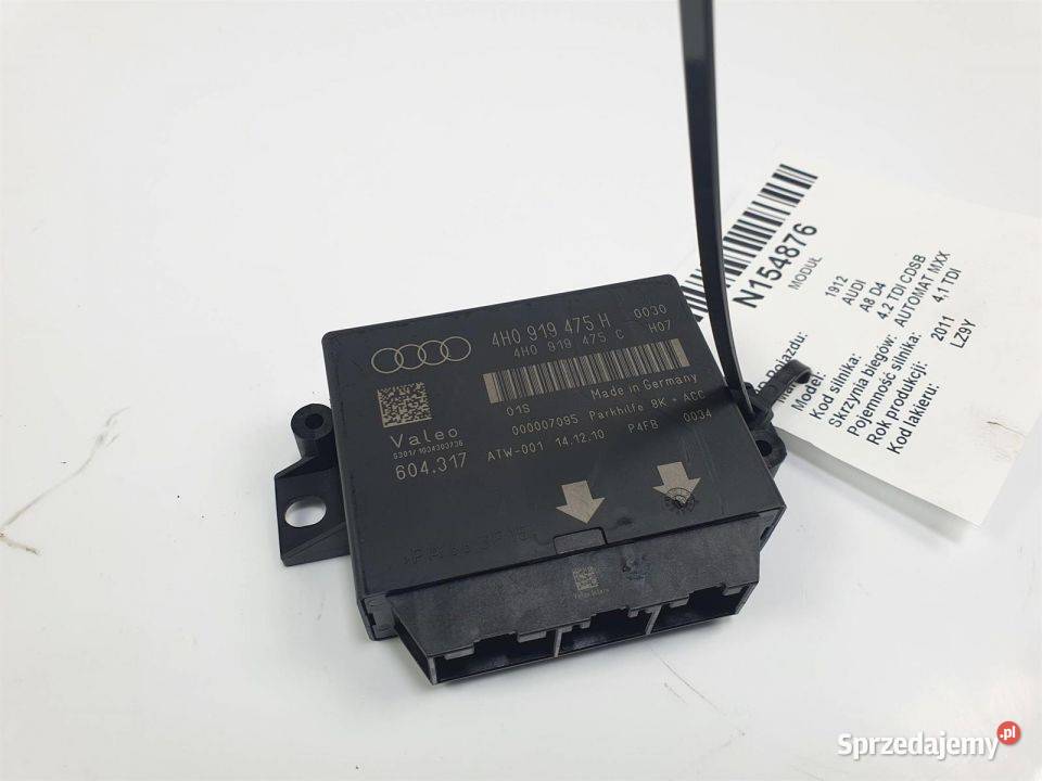 MODUŁ AUDI A8 D4 PRZED LIFT 4H0919475H Lipno sprzedam