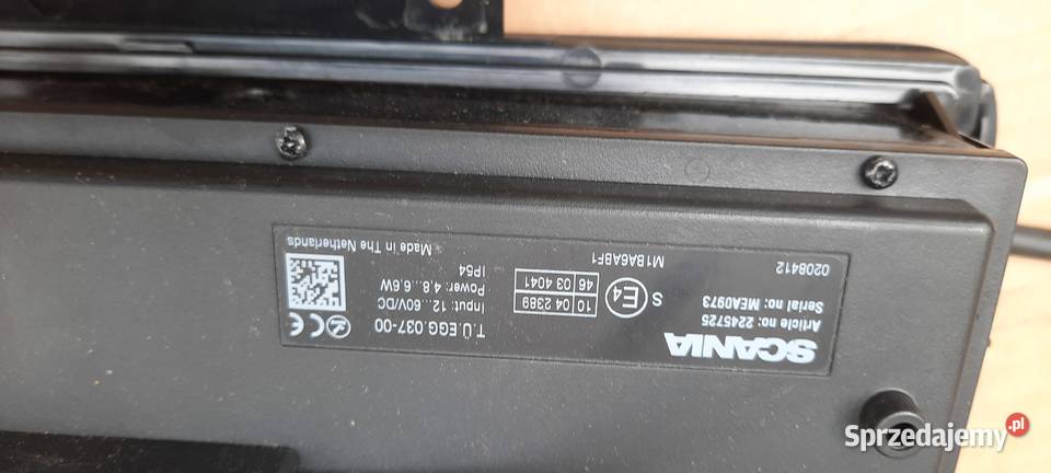 Wyświetlacz Monitor LED SCANIA 2245725 Staszów