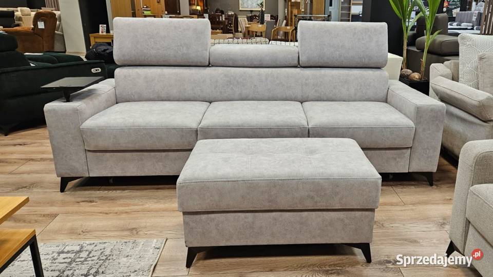 SOFA ADAMSKI MEBLE Funkcja spania w zestawie puf opolskie Błachów