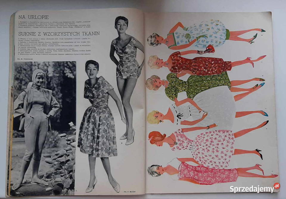 MODA PRL Moda czaspismo LATO60 i LATO 61 Łódź sprzedam