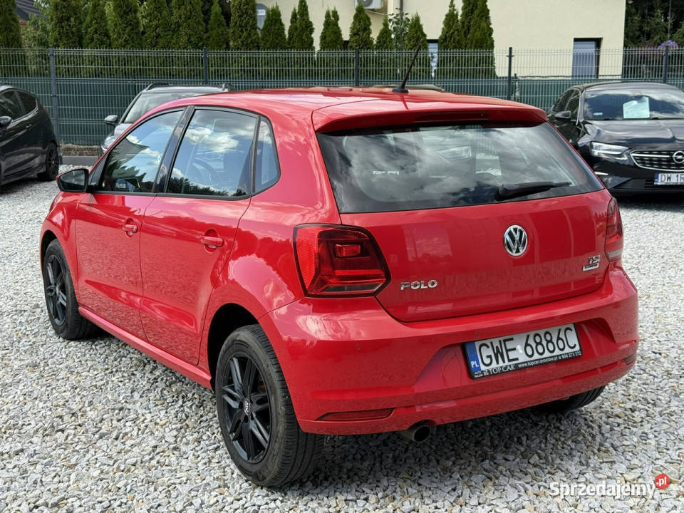 Volkswagen Polo 12 TSi BMT 90 2015r Salon 54 V elektrochrom. lusterko wst. Wrocław
