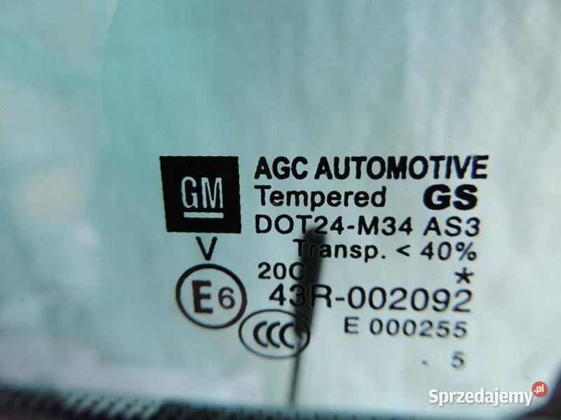 Opel ZAFIRA C drzwi lewy tył kompletne Z40R GAZ sprzedam