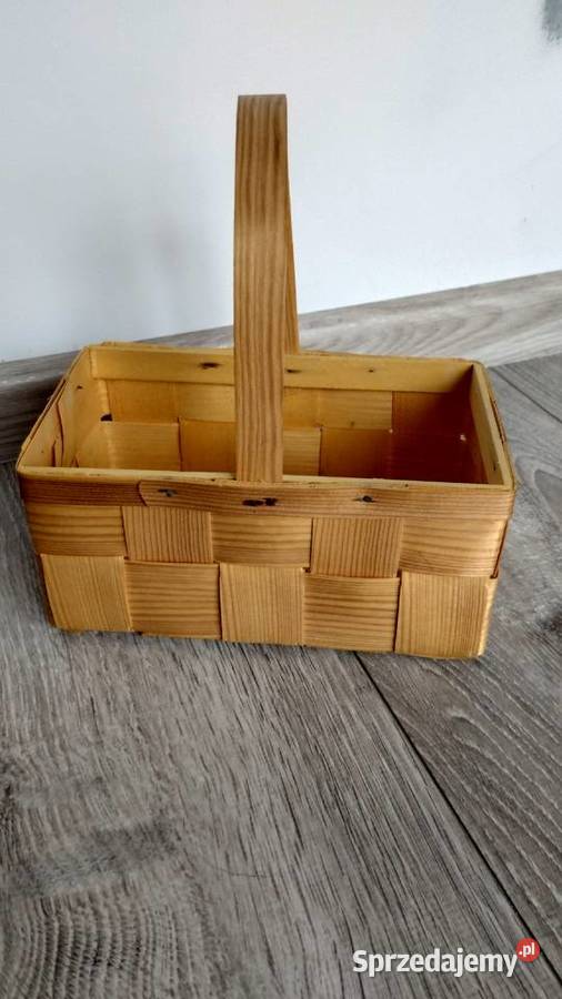 koszyk koszyczek dekoracyjny ozdobny żółty wielkopolskie Poznań