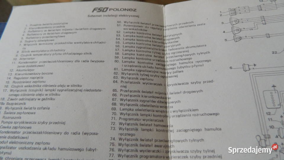 Polonez FSO Dokumentacja Radzewice