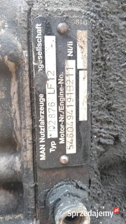 Silnik MAN TGA D2876 LF12 2003 śląskie Jeleśnia