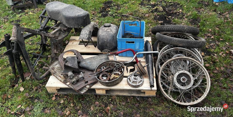 WSK 125 Garbuska M06b3 71r Plus sporo części Górowo Iławeckie