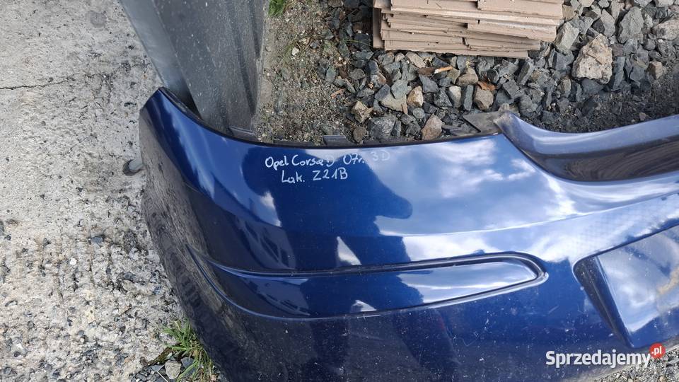 Opel Corsa D 3D 2007 zderzak tylny Z21B osobowe Kamienna Góra