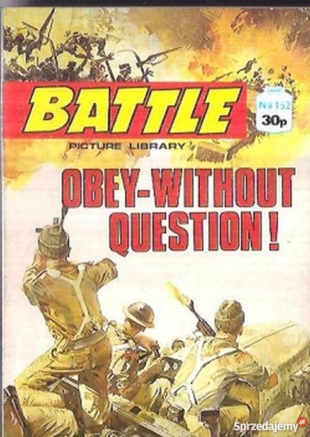 BATTLE PICTURE LIBRARY OBEY WITHOUT QUESTION Piła sprzedam