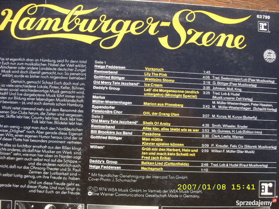 Rock LP HAMBURGER SZENEREPRISE Wołów