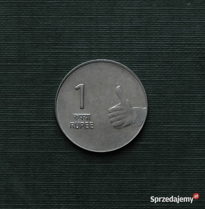 INDIE 1 rupia 2009r Noida Gliwice