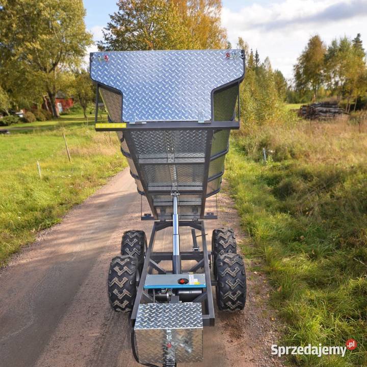Przyczepa ATV 1420 z zasilanym elektrycznie Przyczepy rolnicze Żuromin sprzedam