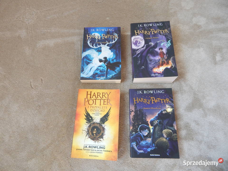 JKRowling Harry Potter 4 książki Książki dla dzieci małopolskie Kraków