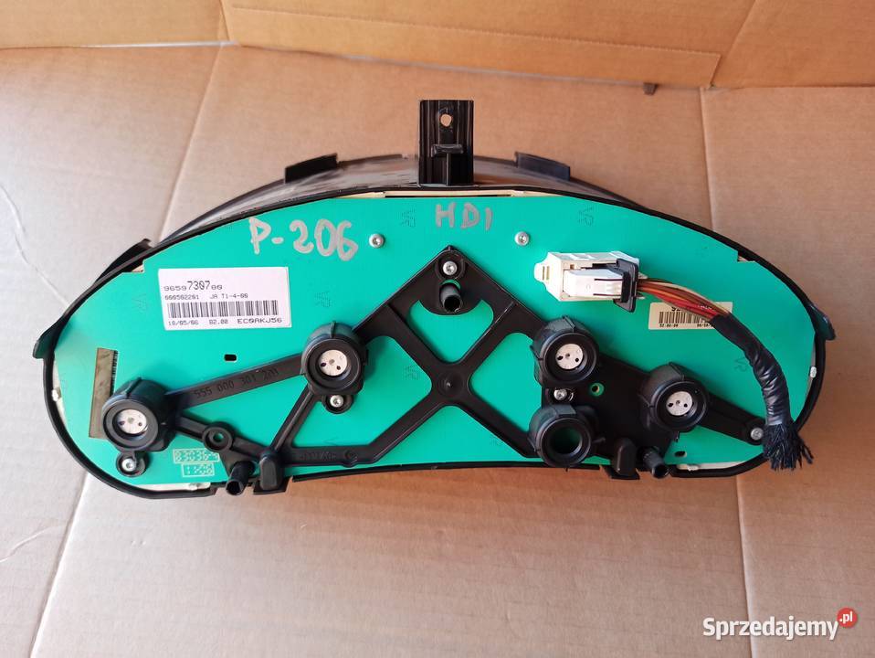Peugeot 206 HDI Licznik zegary 9659730780 dolnośląskie Bolesławiec
