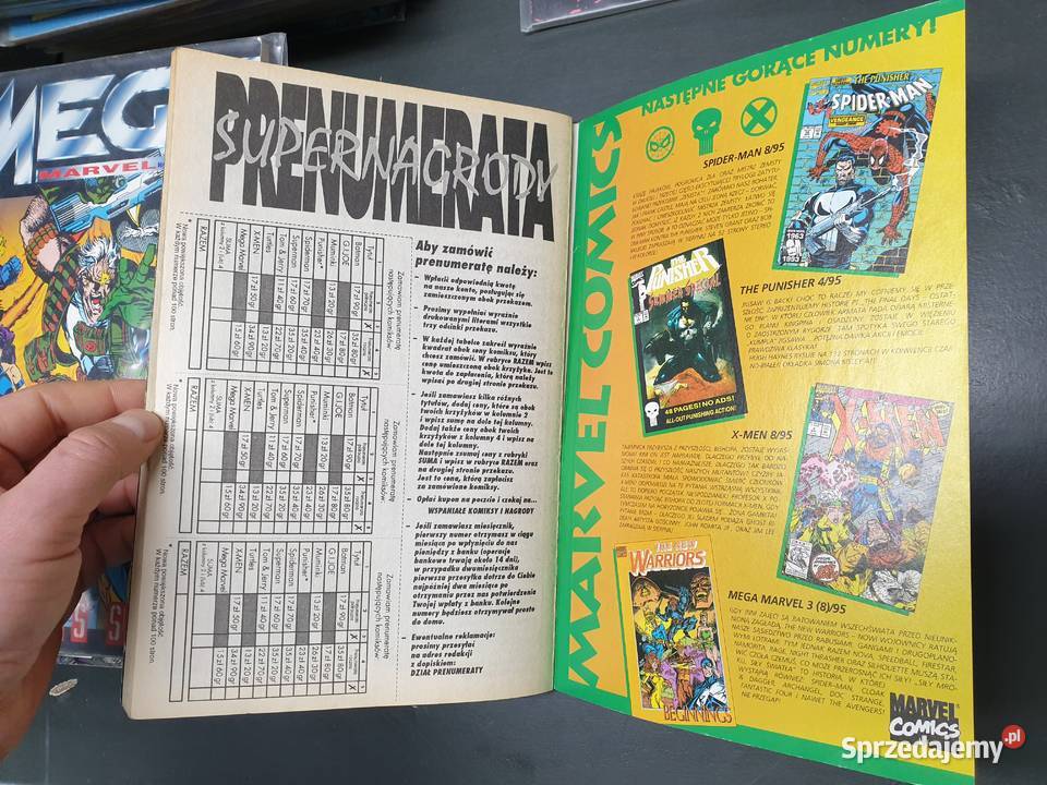 Mega Marvel 3 8 1995 The Warriors wyd TMSemic