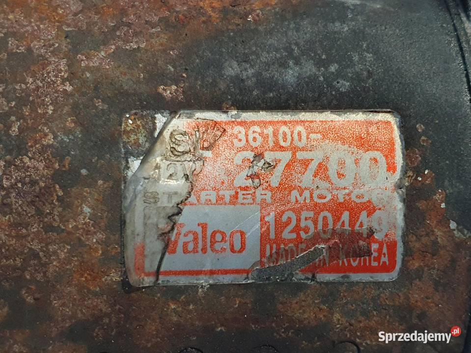 ROZRUSZNIK Hyundai Tucson 20 CRDI 3610027700 Chełm sprzedam