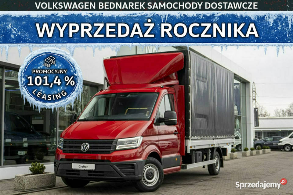 Volkswagen Crafter FL Podwozie z pojedynczą wspomaganie kierownicy Łódź