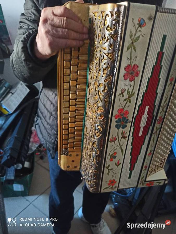 akordeon harmonia zabytkowa pedałowa 120 basów Ełk