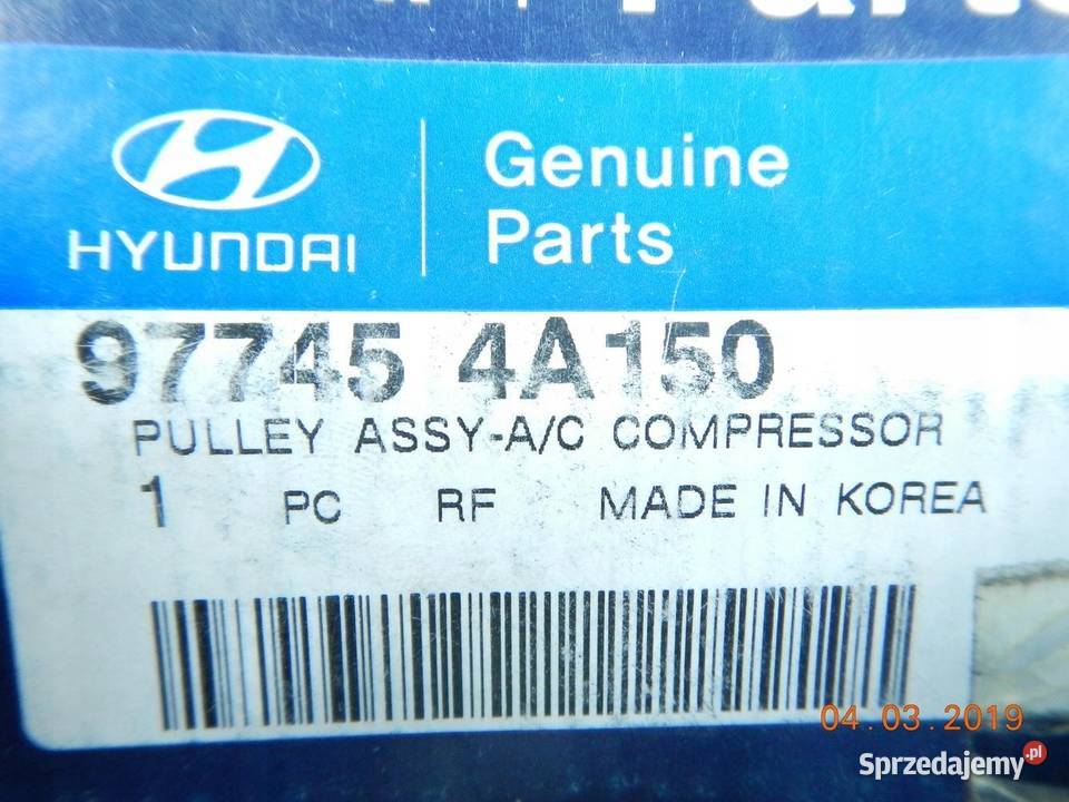 KOŁO PASOWE SPRĘŻARKI KLIMY HYUNDAI STAREX 9601