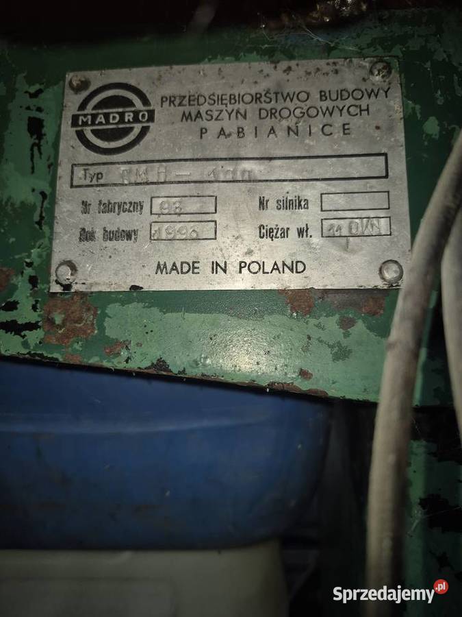 Koparka makro bez silnika rozebrana Rok produkcji 1994 Rzeszów