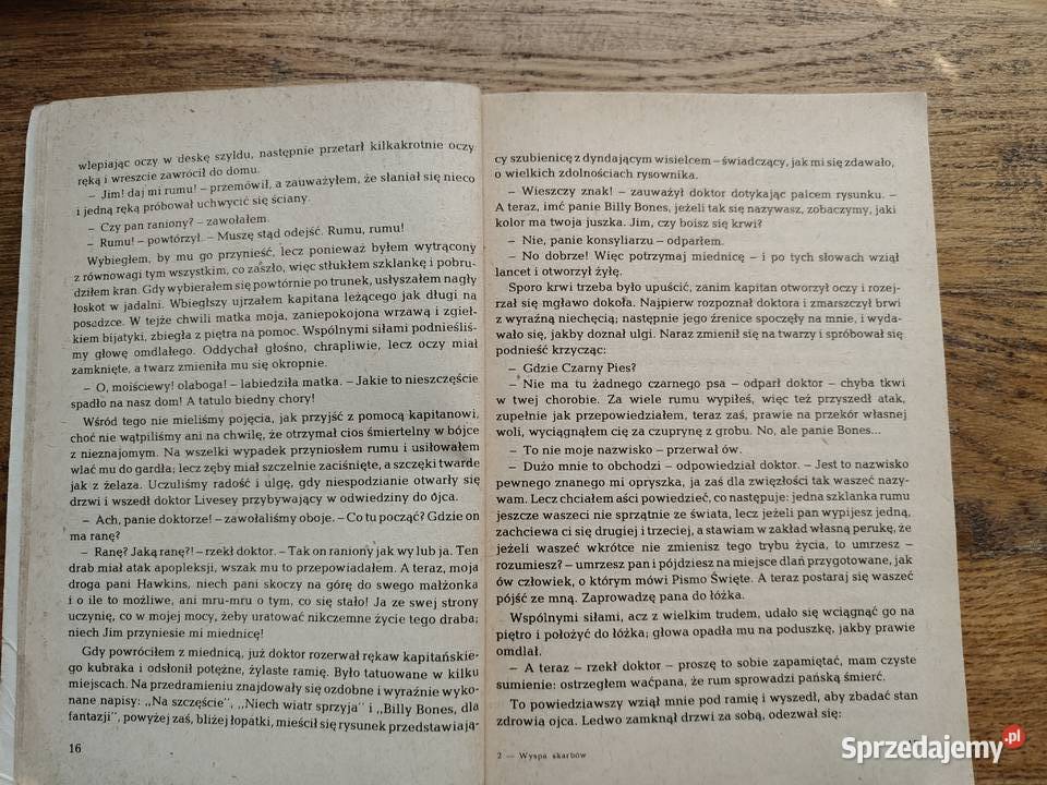 Wyspa Skarbów Robert Louis Stevenson Rok wydania 1988 sprzedam