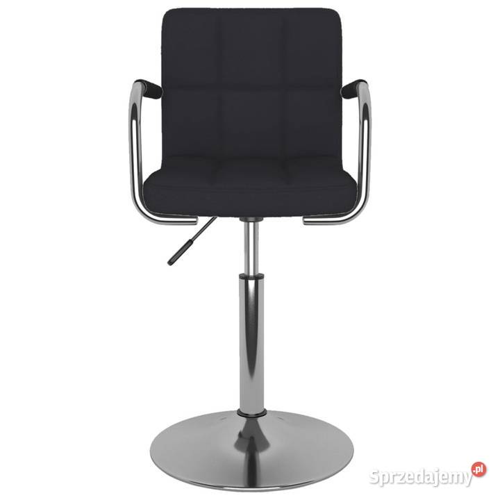 vidaXL Stołek barowy czarny tapicerowany Warszawa sprzedam