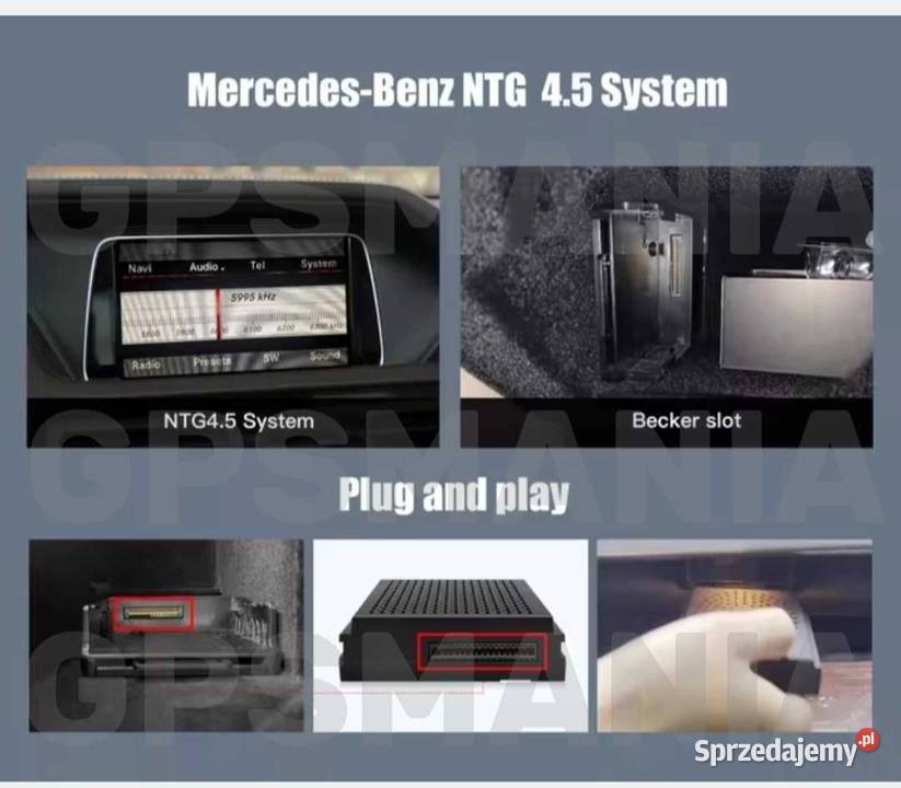 Mercedes Android Auto CarPlay do Becker Map