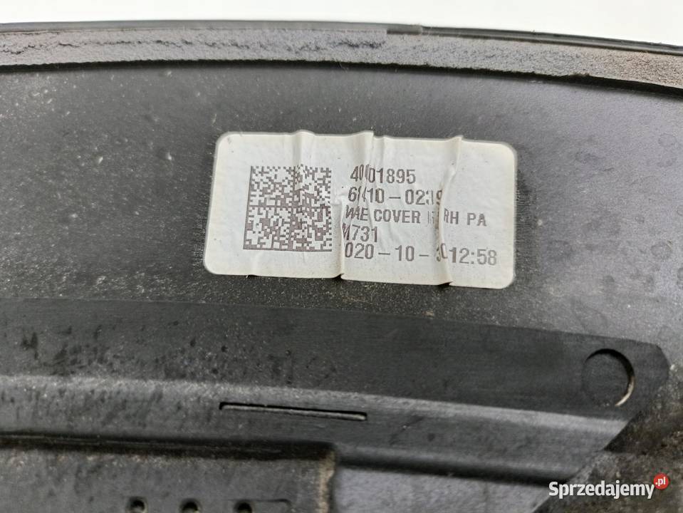 Volvo V90 II CC PRAWA TYLN LISTWA BŁOTNIKA Prawy Chełm