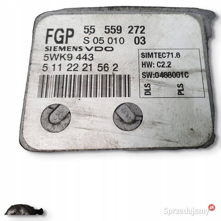 STEROWNIK SILNIKA Opel Meriva A 18 16V komputer osobowe Komputery Chełm