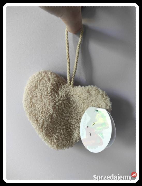 Małe nowe serduszko materiałowe zawieszka Płock sprzedam