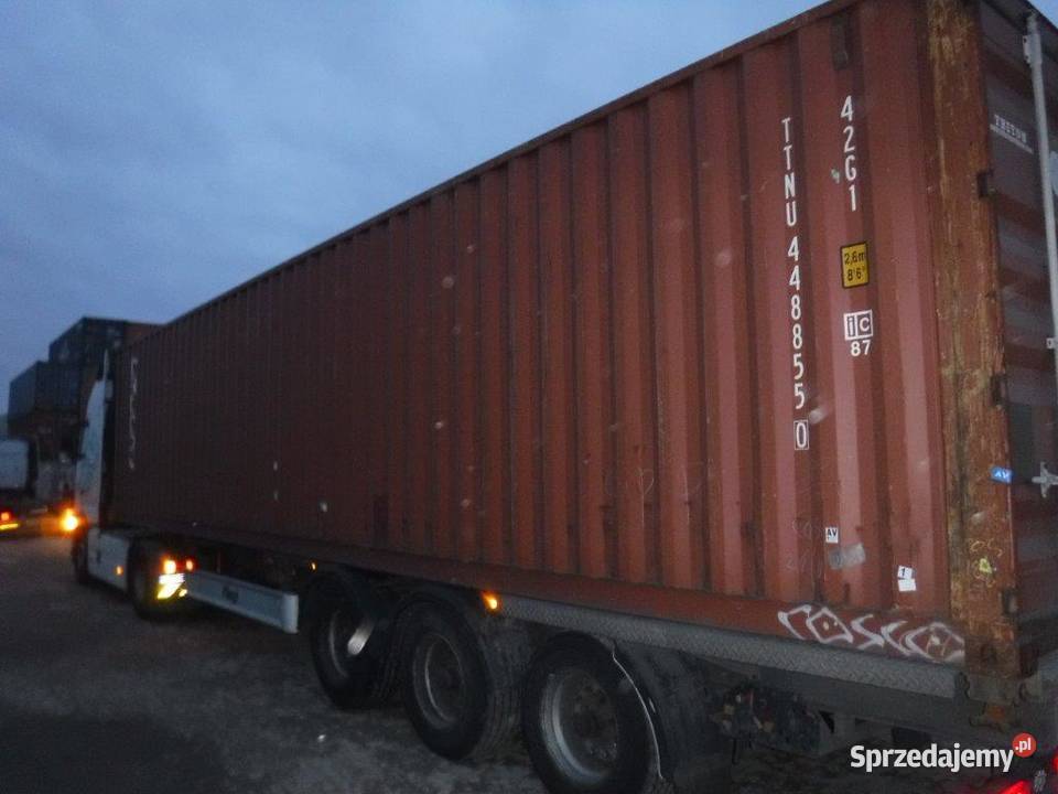 Kontener morski magazynowy budowlany 40DV 12 m Rybnik