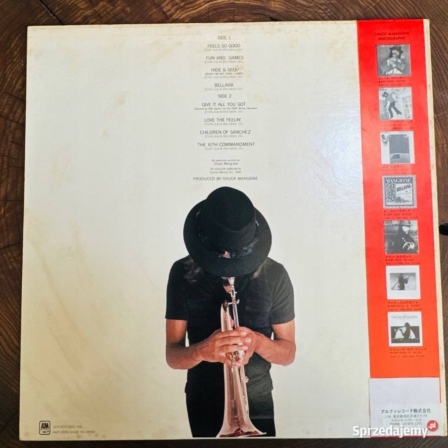 Chuck Mangione Magic NMEX Japan Obi LP 1980 AM pomorskie Gdynia