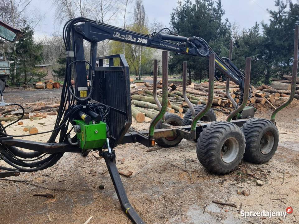 Przyczepa leśna zrywkowa Fao Far 7t 2250 Leśnictwo Namysłów sprzedam