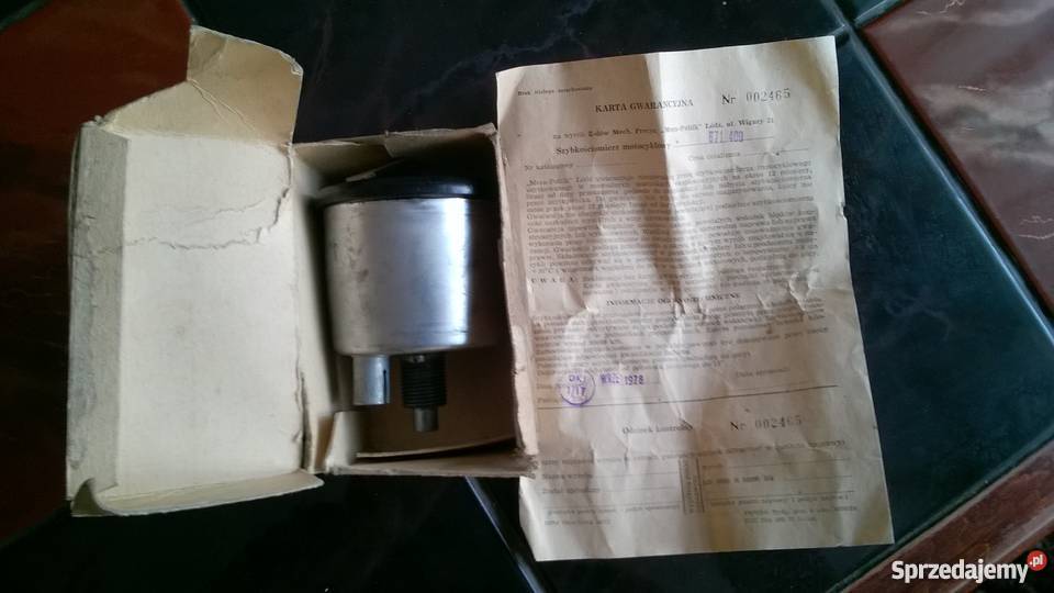 Licznik Wsk 125175 org przebieg PRL sprzedam