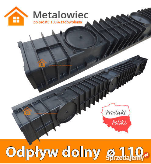 Odwodnienie liniowe KANAŁ 105mm z Tworzywa Włocławek