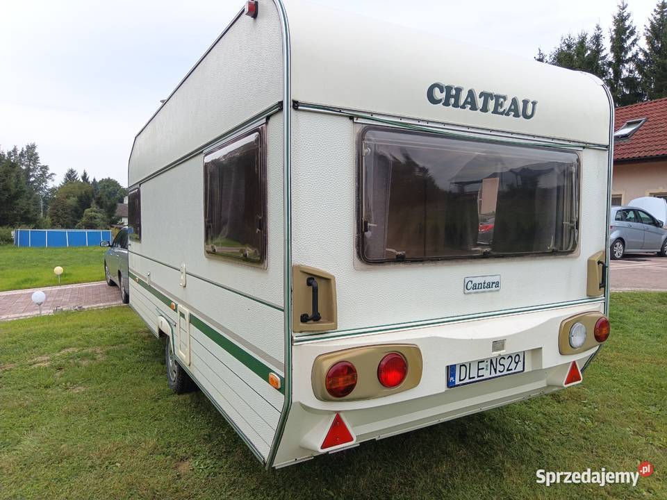 przyczepa kempingowa Chateau 495 kemping Chateau Chojnów sprzedam