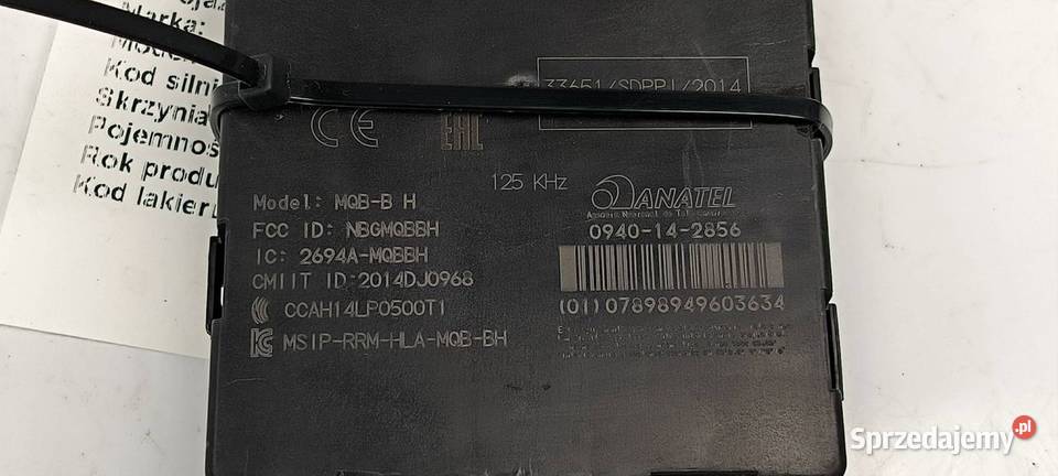 MODUŁ VOLKSWAGEN PASSAT B8 RLINE 2014DJ0968 Lipno