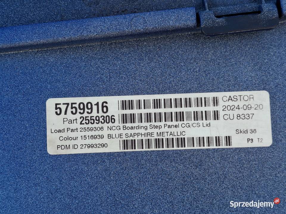 SCANIA R S OBUDOWA WNĘKA STOPNIA LEWEGO STOPNICY Bieleń