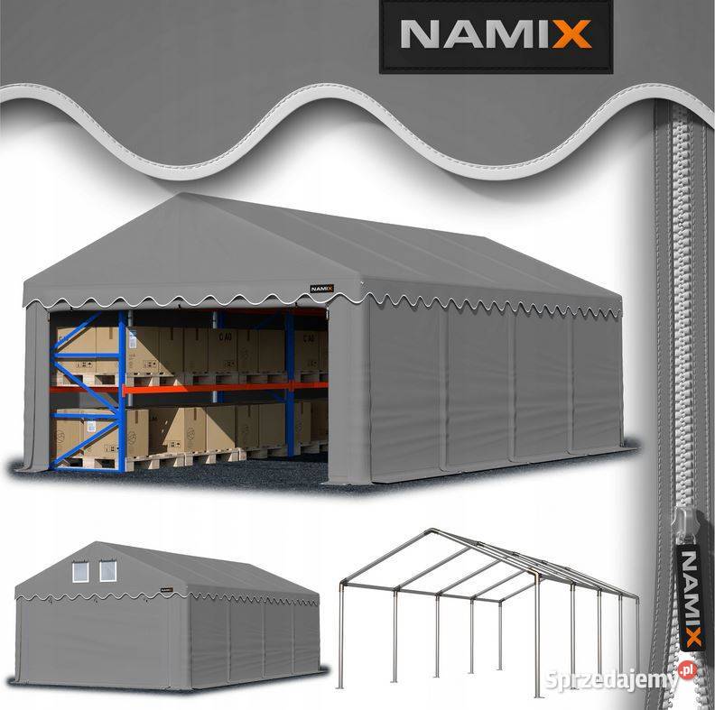 Namiot BASIC 4x8 magazynowy handlowy garaż wiata sprzedam
