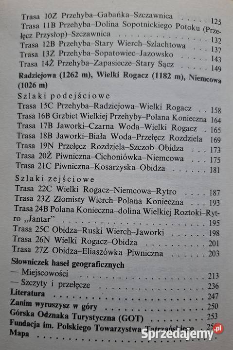 Pasmo Radziejowej Beskidu Sądeckiego A Kraków