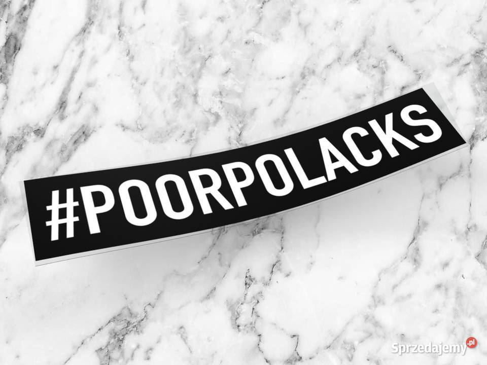 Naklejka POORPOLACKS 20 x 4 poor polacks drift Choroszcz