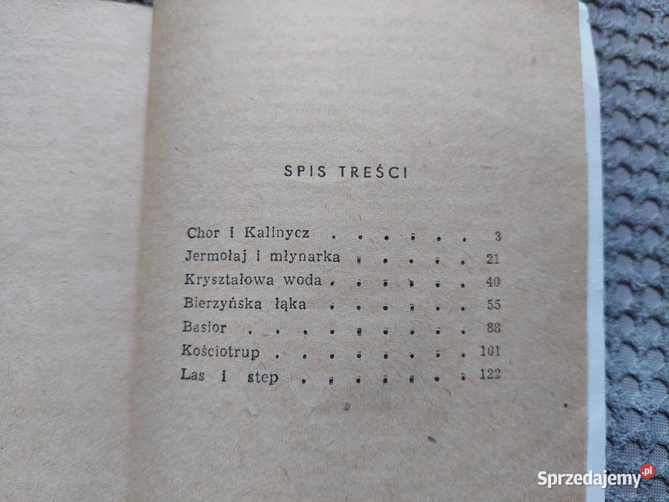 Kryształowa woda Iwan Turgieniew Kraków sprzedam