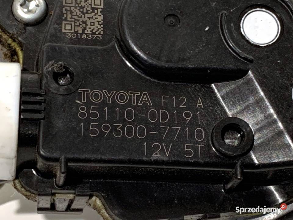 MECHANIZM WYCIERACZEK PRZÓD TOYOTA YARIS III