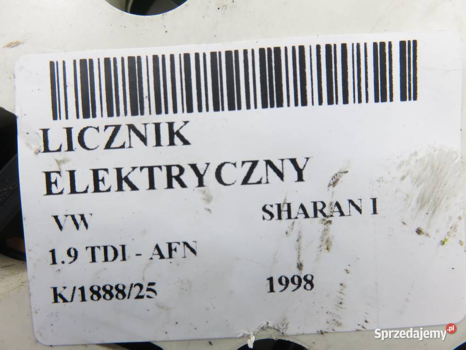 LICZNIK VW SHARAN I 19 TDI 7M1919882L