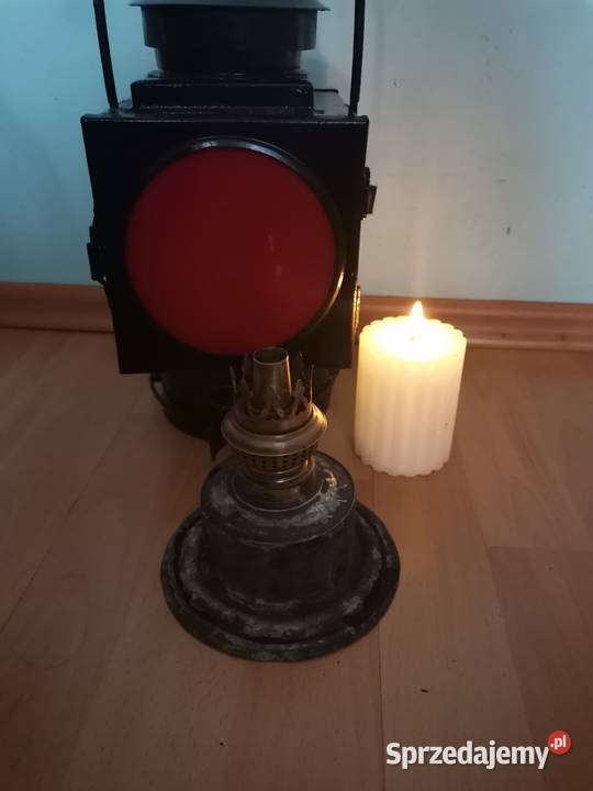 Stara lampa kolejowa na nafte małopolskie Kraków sprzedam