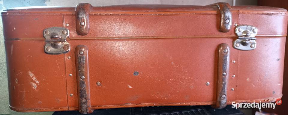 PRL walizka zabytek metalowa lata 50 wielkopolskie Środa Wielkopolska sprzedam