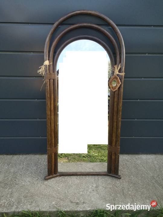 Duże Lustro ratanowe inny kolor Aleksandrów Łódzki