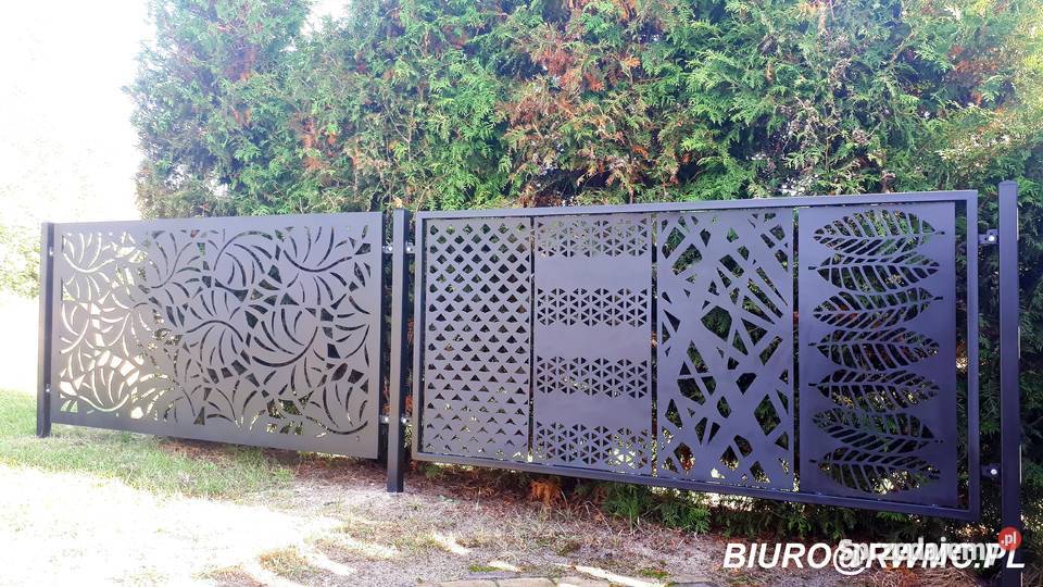 Profil wypalany CNC ogrodzeniowy słupek przęsło Grójec